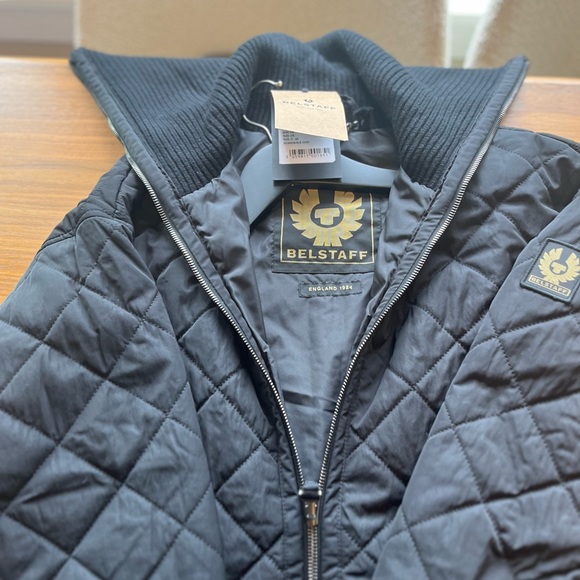 NWT Belstaff Boardwalk Winter Turtleneck Quilted Coat Size 40 | US 6 - Picture 11 of 14